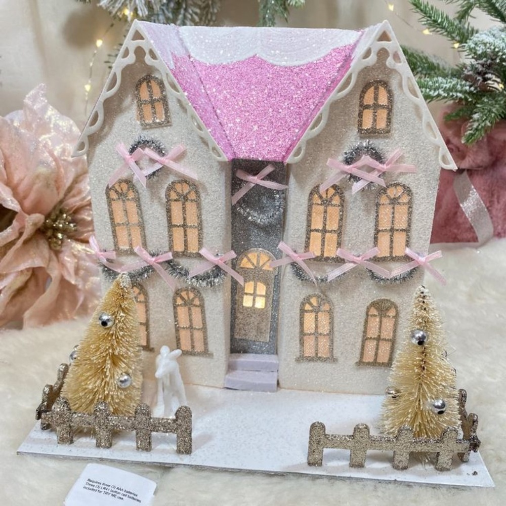 Cupcakes & Cashmere Holiday  Christmas victorian house